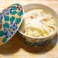 クレイプメートル's cooksnap of when they made あとをひく　白菜の芯の甘酢漬け.