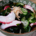 愛犬チーズ's cooksnap of when they made 胡瓜とタコとワカメの酢の物.