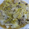 しおりんりく's cooksnap of when they made ♪白菜コンソメ煮の卵とじ♪.