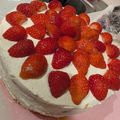 チョコ's cooksnap of when they made スポンジケーキ（20cm）.