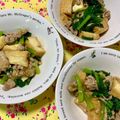 ふたごゆき's cooksnap of when they made 厚揚げと小松菜の豚バラ中華風炒め.