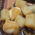 saki1010's cooksnap of when they made ぬりかべ蒟蒻と一反もめん大根の簡単煮物.