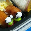 えりぱんな's cooksnap of when they made ☆枝豆とカニカマでお弁当ピック☆.