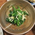 まめりんこ's cooksnap of when they made ありあわせde小鉢♡春菊の柚子胡椒ポン酢.