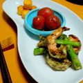 なつももまま's cooksnap of when they made ズッキーニと海老のジェノベーゼソース和え.