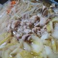 ミニッツメイド's cooksnap of when they made 千切り大根と豚バラ肉のお鍋.