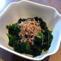 ソラん's cooksnap of when they made ほうれん草のおひたし梅風味.