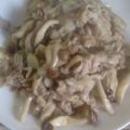 きむむん's cooksnap of when they made 豚肉としめじのニンニク味噌バター炒め.