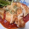 ちゅうぐらいのミィ's cooksnap of when they made トマトとたっぷりチーズの♪チキンソテー.