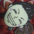 SKCL☆'s cooksnap of when they made チョコプレート誕生日ケーキ.