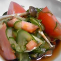 ＮＩＫＹ's cooksnap of when they made トマト★きゅうりのさっぱり酢の物.