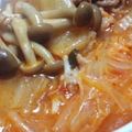 FHaM's cooksnap of when they made 我が家のキムチ鍋.