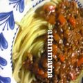 あったんのママ's cooksnap of when they made 懐かしのミートソース♪スパゲッティ.