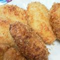めー王星's cooksnap of when they made お助けメニュー「カニ？クリームコロッケ」.