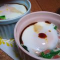 cafe-cafe's cooksnap of when they made 簡単☆ほうれん草の巣ごもり卵どんぶり.