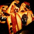 ひさかた's cooksnap of when they made ワイン漬け洋梨のトースト。.