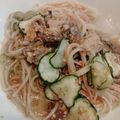 さいとんこれら's cooksnap of when they made 簡単♡きゅうりとさば缶で冷や汁風そうめん.