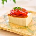 さとみわ's cooksnap of when they made なめたけとトマト　ｄｅ　冷奴.