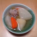 おけいはん０９１３'s cooksnap of when they made 根菜と肉団子の煮物（圧力鍋使用）.