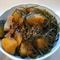 まみお✳'s cooksnap of when they made ❁かぼちゃと切り昆布の煮物❁祖母の味.