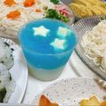 みぃぃちゃま's cooksnap of when they made 七夕2層キラキラゼリー《空に願いを》.