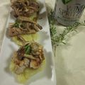 miyuki12's cooksnap of when they made 豚と茸のローズマリー煮マッシュポテト添え.