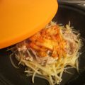 おつね's cooksnap of when they made 楽チン♪おいしい☆豚キムチタジン.