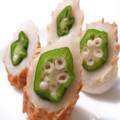 Fire-King's cooksnap of when they made ✿超簡単✿おくらとちくわでおつまみ♪.