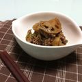 ＊とみこ＊'s cooksnap of when they made れんこんとひき肉の生姜風味な炒め煮.