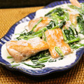 ちべターリー's cooksnap of when they made 鮭のほうれん草クリーム.