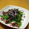 chiyotake's cooksnap of when they made 簡単！タコと水菜のサラダ.