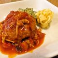 マッハママ's cooksnap of when they made エノキたっぷり！トマト煮込みハンバーグ.