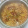 ゆっちこりこ's cooksnap of when they made 全部入れるだけ！土鍋で白菜と豚肉の洋風煮.