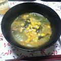 ムーちゃん☆★'s cooksnap of when they made 鍋一つで☆あったか味噌にゅうめん.