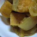 ゆかみお's cooksnap of when they made ∮玉葱たっぷり♬厚揚げのカレーღマリネ∮.