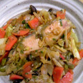 うさうさand4815's cooksnap of when they made ちゃんちゃん焼風？鮭と野菜のミソ蒸し焼き.