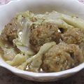 あじさいかあさん's cooksnap of when they made 我が家の中華✿レンコン団子と白菜の煮込み.