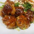 まあくんのおくさん's cooksnap of when they made 豚ゴマだんご生姜焼き.