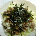 つばたん's cooksnap of when they made あっさりキャベツ納豆.