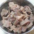 サーフブレイド's cooksnap of when they made 牛スジ肉の下処理.