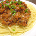 papikun's cooksnap of when they made ナスとトマトの中華風ミートソース.