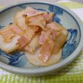 そらてんママ's cooksnap of when they made 長いもとベーコンの炒め煮.