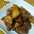 ちび豆ママ's cooksnap of when they made ＊簡単美味＊鶏とサツマイモの照り煮込み.