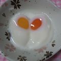 Nekozame's cooksnap of when they made レンジで簡単　温泉！？半熟！？卵♡.