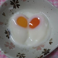 Nekozame's cooksnap of when they made レンジで簡単　温泉！？半熟！？卵♡.