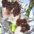 えりこ０８２４'s cooksnap of when they made 焼き肉のたれでアスパラの豚バラ巻き丼.