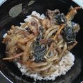 KUMI KUMI's cooksnap of when they made うな丼・天丼・豚丼などに良い香り☆茶飯♪.