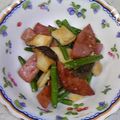 ダ〜ごはん's cooksnap of when they made 簡単☆エリンギとインゲンのベーコン炒め.