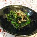 バカリャウ's cooksnap of when they made 菜の花のアンチョビ炒め.