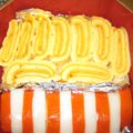 おでぶニャン吉's cooksnap of when they made はんぺんの☆伊達巻き.